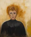 M. Sinclair, Portrait of a Woman, 1969, Oil on Canvas