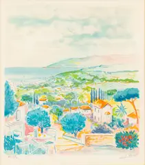 Jean Claude Picot, South of France, Lithograph on Wove Paper