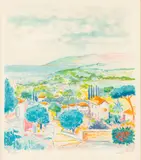 Jean Claude Picot, South of France, Lithograph on Wove Paper