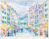 Jean Claude Picot, Montmartre, Sacré-Cœur, Serigraph