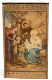 Edith Ward Hunt, Adoration of the Shepherds, Oil on Canvas, After Martin Feuerstein