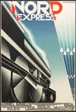 Cassandre, Art Deco Nord Express Travel, 1980, Poster