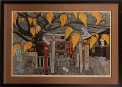 Joshua Rome, "One for the Ladies", 2002, Woodblock Print