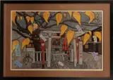Joshua Rome, "One for the Ladies", 2002, Woodblock Print