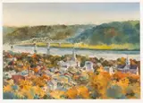 Aws William Borden, Untitled, Watercolor