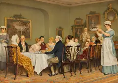 Charles Green, Christmas Comes but Once a Year!, circa 1900, Chromolithograph on Paper