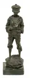Victor Szczeblewski, The Whistler, Bronze Sculpture