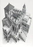 M. C. Escher, Ascending And Descending, Offset Lithographic Print on Paper