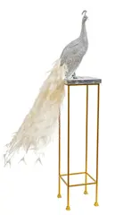 Clarita Brinkerhoff, for Swarovski (Co.) (AUSTRIAN, ESTABLISHED 1895) Monumental Peacock, Sculpture 'Homage to Hera 'Albino' Lookin