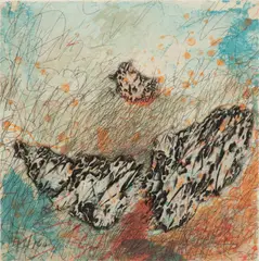 Baruj Salinas, Untitled, Etching "Winged"