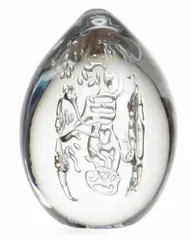 Edvin Öhrström, for Orrefors (Swedish) 'Ariel' Glass, circa 1950, Sculpture