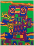 Jacques Soisson, Griffle Galeie, circa 1975, Serigraph in Colors on Wove Paper