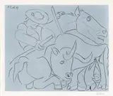 Pablo Picasso, La Pique Cassée, 1959, Linocut on Watermarked Arches Paper