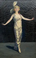 Percy Ives, Flamenco Dancer, 1914, Oil on Canvas