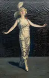 Percy Ives, Flamenco Dancer, 1914, Oil on Canvas