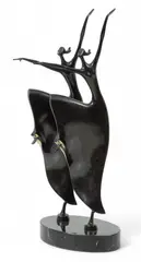 Dan McDermott, Joy of the Dance II, Bronze Sculpture
