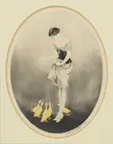 Louis Icart, Le Goûter (Snack), 1927, Aquatint Etching with Color