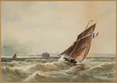 Frederick Davis, Font Rouge, 1892, Watercolor on Paper