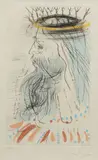 King Solomon by Salvador Dalí, Etching, sold Mar 2025