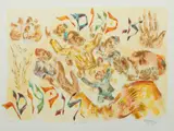 Chaim Gross, Celebration, 1968, Serigraph #153/200