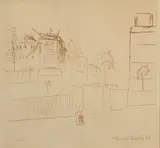Maurice Utrillo, Untitled, Lithograph on Wove Paper, "Moulin De La Galette - Blute Fin"