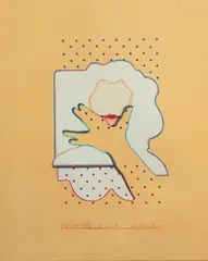Untitled by Marvin Israel, Serigraph on Wove Paper, 1968, "Handiwork", sold Jan 2025