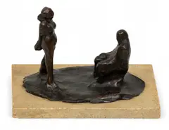 John Nick Pappas, Miniature, Bronze Sculpture