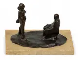 John Nick Pappas, Miniature, Bronze Sculpture