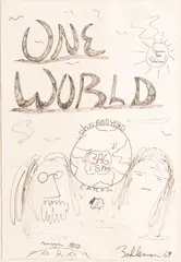 John Lennon, Pen And, Ink on Arches Wove Paper
