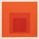 Untitled by Josef Albers, Screenprint in Colors, on Heavy Wove Paper 1968, "DR-a", sold Jan 2025
