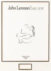 John Lennon, Untitled, Lithograph on Paper, "Bag One: Title Page"