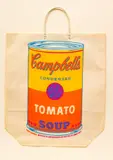 Untitled by Andy Warhol, Screenprint in Colors on Wove Paper Shopping Bag 1966, Campbell's Soup Can (Tomato), sold Jan 2025