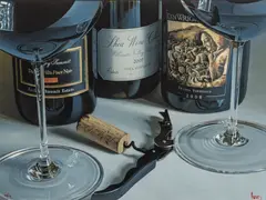 Thomas Arvid, Untitled, Giclee on Canvas, "O What a Night"
