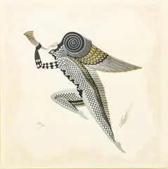 Untitled by Erté, Serigraph on Paper "Zephyr", sold Jan 2025
