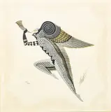 Erté, Untitled, Serigraph on Paper "Zephyr"