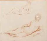 Giovannie Baglione, Conte, Crayon & Pencil on Cream Laid Paper