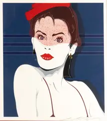 James Morlock, Untitled, Screen Print & Serigraph on Paper "Red Hot"