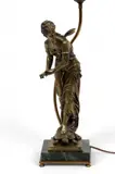 Eutrope Bouret, Untitled, Bronze Sculpture, Winged Psyche on Tortoise