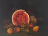 William Mason Brown, Untitled, Oil on Canvas, "Still Life with Fruit"