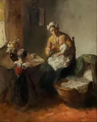 Untitled by Bernard de Hoog, circa 1900-1920, Oil on Canvas, sold Dec 2024