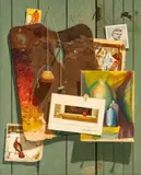 Ken Davies, Untitled, Oil on Masonite, 1978, "The Ken Davies Trompe"