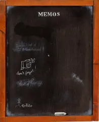 Ken Fuller, Untitled, Oil on Canvas, "Memos"