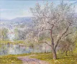 Carl Wuermer, Untitled, Oil on Canvas, "Early Spring Morning, No. 597"
