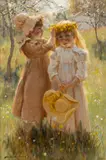 Hamilton Hamilton, Untitled, Oil on Canvas, "Spring Sisters"