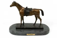 Untitled by Jules Moigniez, Bronze Sculpture "Horse with Side Saddle", sold Dec 2024