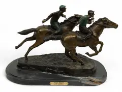 Darrell Coker, Untitled, Bronze Sculpture, 1987, "Fast Finish"
