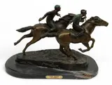 Darrell Coker, Untitled, Bronze Sculpture, 1987, "Fast Finish"