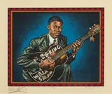 Robert Crumb, Untitled, Silkscreen on Smooth Cream Wove Paper Ca. 2002, "B.B. King"