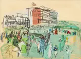 Raoul Dufy, Hand Enhanced Reproduction, Print on Paper Mounted to Canvas