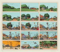 Robert Crumb, Untitled, Silkscreen on BFK Rives Paper, Ca. 1990s, "A Short History of America"